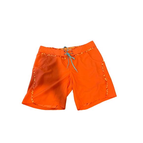 Columbia Pants - COLUMBIA Omni Shade Shorts SIZE 10 Pockets Orange sun protection